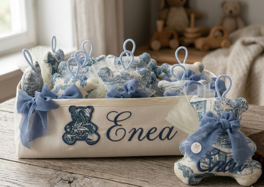 Orsetto toile de jouy con nome